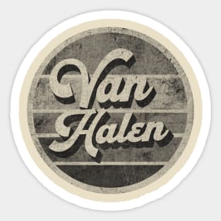 Van Halen Art Drawing Sticker